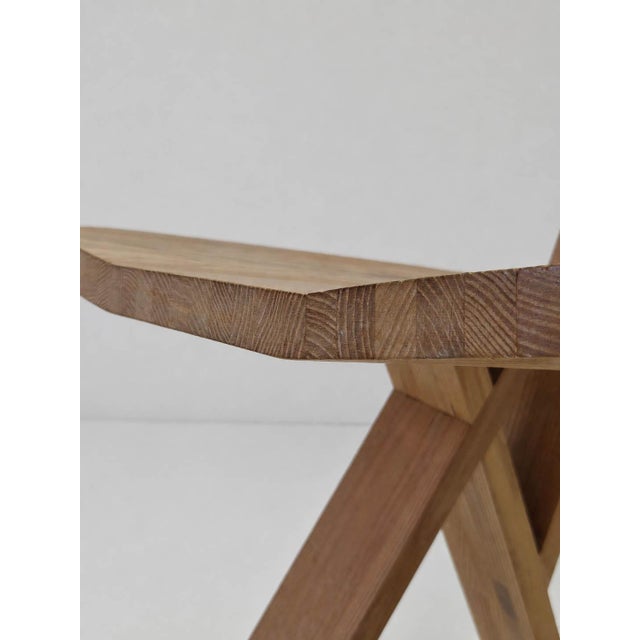 Wood Model S45 Chlacc Wood Chair by Pierre Chapo, 1979 For Sale - Image 7 of 18