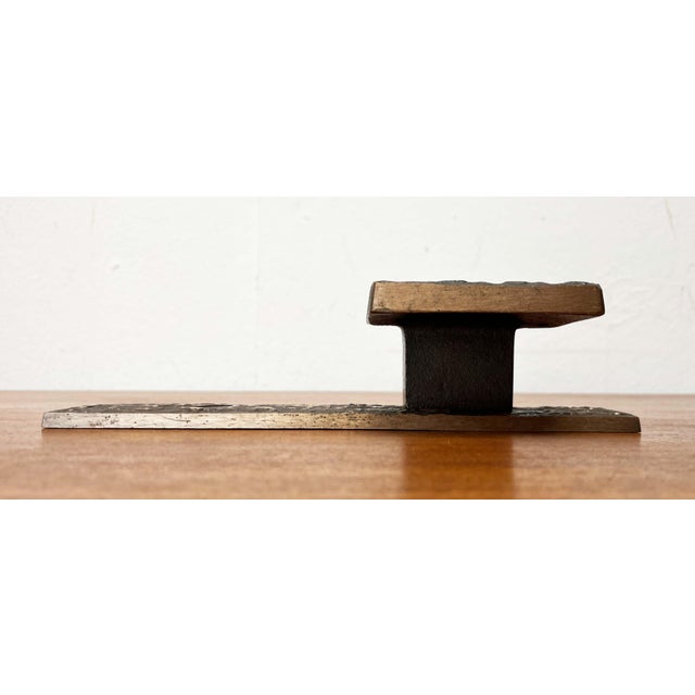 Mid 20th Century Mid-Century Modern Brutalist Copper Door Handle from KS, Germany, 1960s For Sale - Image 5 of 18