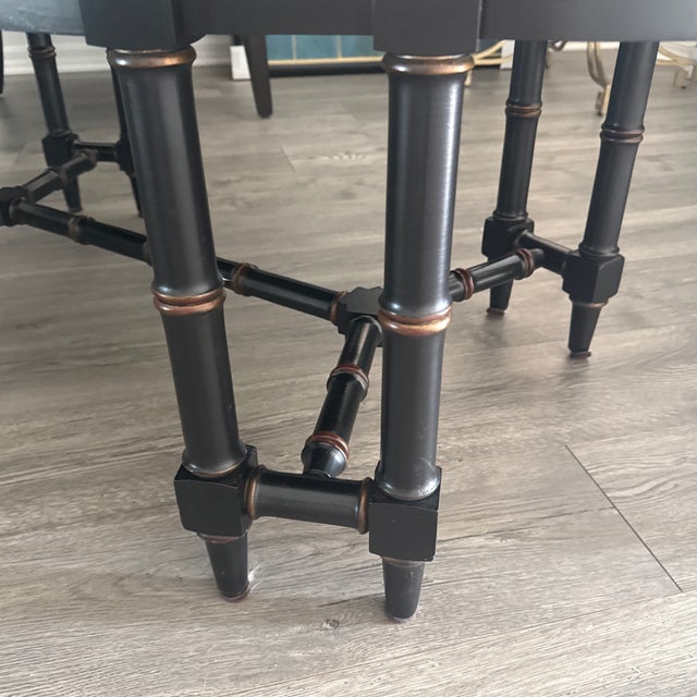 Maitland - Smith 1990s Mainland-Smith 67-601 Pie Crust Tray Table For Sale - Image 4 of 6
