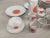 Orange Vintage Service Table from Winterling, Bavaria, Set of 47 For Sale - Image 8 of 15