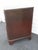Kindel Tall and Narrow Mahogany Nightstands End Bedside Tables a Pair 6443 For Sale - Image 14 of 17