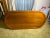 Vintage Mid-Century Modern Teak "Surfboard" Style Oblong Coffee Table With Raised Edge, Scandinavian Style For Sale - Image 9 of 9