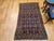 Antique Persian Senneh Area Rug, Hand-Knotted Wool, Allover Herati Pattern, Navy & Red, 4x6 For Sale - Image 4 of 18