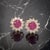 Natural Ruby Diamond Earrings 14k Yellow Gold 2.20 TCW Certified For Sale - Image 15 of 16