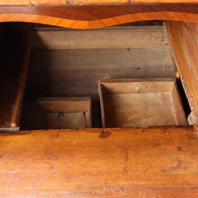 Brown Piedmontese Folding Desk in Walnut For Sale - Image 8 of 16