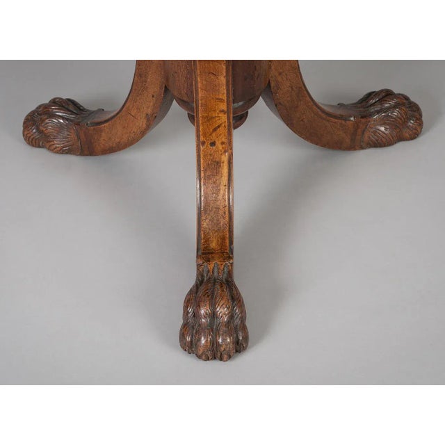 Wood English Antique Regency Revolving Piano Stool For Sale - Image 7 of 13