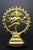 1970s Bright Brass Nataraja Dancing Shiva Sculpture on Wooden Base – 8" For Sale In San Diego - Image 6 of 17