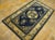 Chinese 1920s Navy Blue Medallion Antique Chinese Peking Rug 3' X 4'10'' Wool Knotted Carpet For Sale - Image 3 of 9