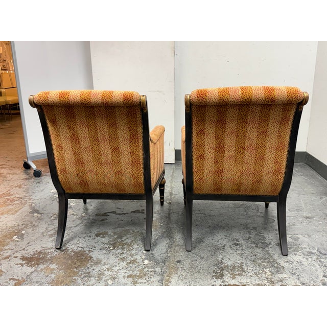 2000 - 2009 Nancy Corzine Circa 2000 Custom Design Lounge Chairs, Pair For Sale - Image 5 of 12