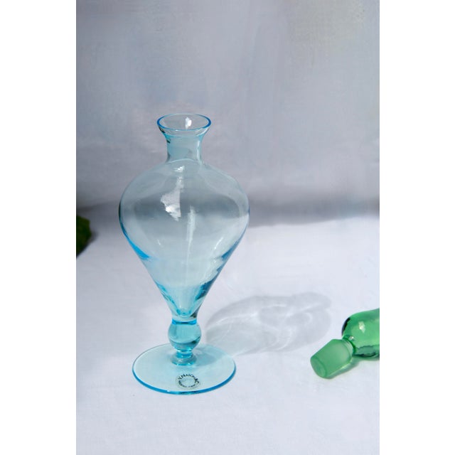 Contemporary Vintage Murano Glass Bottle by Nason, Italy, 1980s For Sale - Image 3 of 7