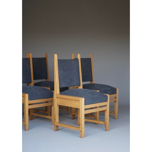 Hague School Dining Chairs attributed to Henk Wouda, 1920s, Set of 4 For Sale - Image 11 of 18