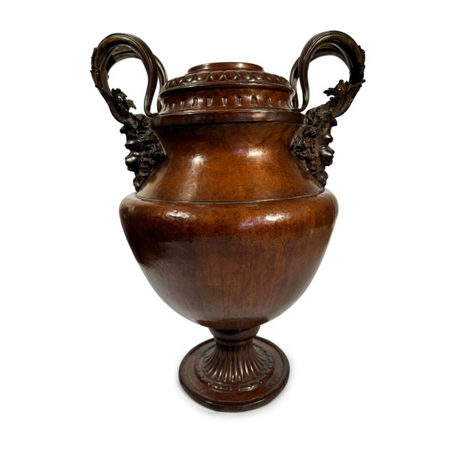 Mid 20th Century Copper Urn For Sale - Image 4 of 9