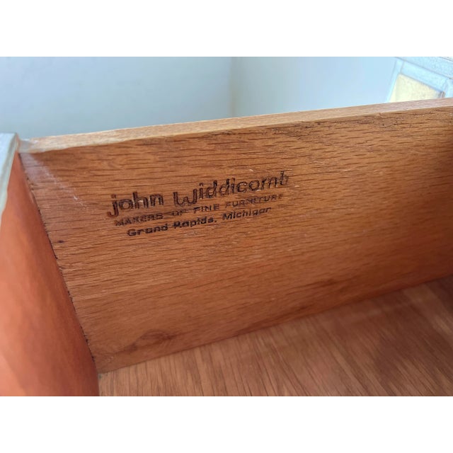 Metal John Widdicomb French Provincial Louis XVI - Style Nine Drawers Painted Dresser/Sold For Sale - Image 7 of 12