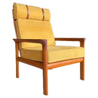 Teak Lounge Chair by Sven Ellekaer for Komfort, Denmark, 1960s For Sale