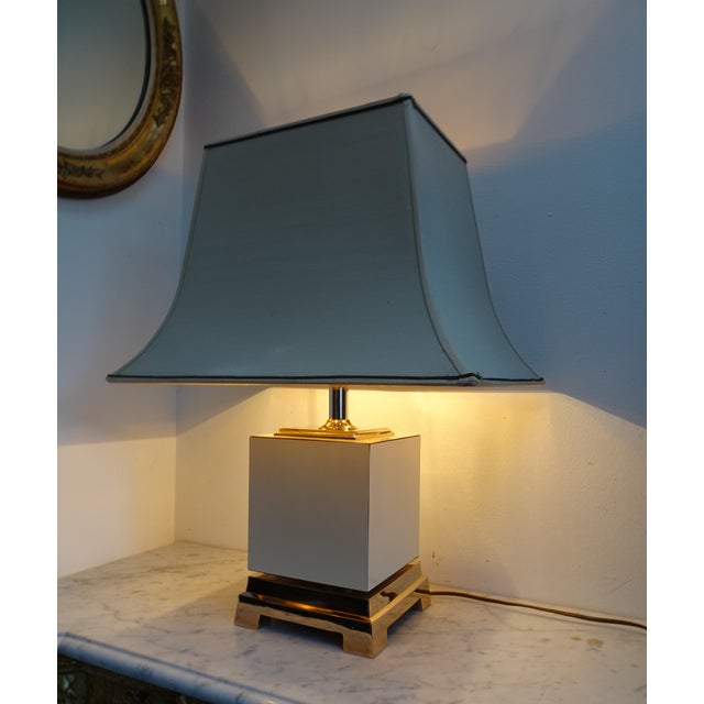 Mid-Century Modern Table Lamp attributed to Claude Mahey, 1970s For Sale - Image 3 of 18