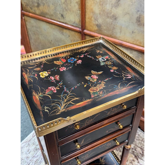 Maitland - Smith Maitland-Smith Hand Painted Chest of Drawers For Sale - Image 4 of 12