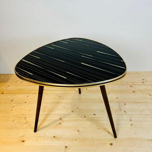 Enameled Wood and Glass Coffee Table, Germany, 1960s For Sale - Image 4 of 5