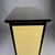 Art Deco Pedestal Black Lacquer with Parchment. France 1930's. For Sale - Image 4 of 5