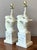 Metal Vintage Coastal Cast Plaster Conch Shell Lamp - A Pair For Sale - Image 7 of 10