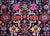 A stunning early 20th century German Telex rug woven with a traditional 17th century Persian Kuba pattern myriad large-...