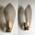 Glass Designer Gray Sanded Leaf Murano Glass Wall Sconces, Contemporary Set of 4 For Sale - Image 7 of 8