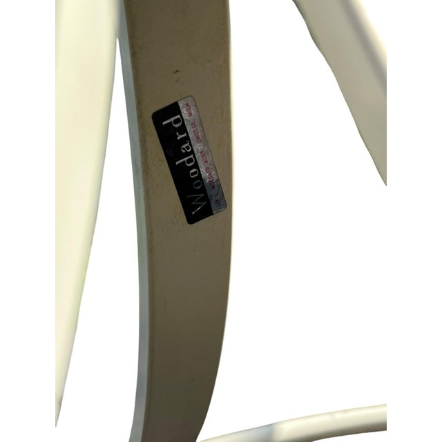 Mid-Century Modern Vintage Woodard Metal Patio Outdoor Dining Table For Sale - Image 3 of 10