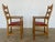 Brown Danish Modern Oak High-Back Wave Ladder Armchairs by Henning Kjærnulf, 1960s, Set of 2 For Sale - Image 8 of 10