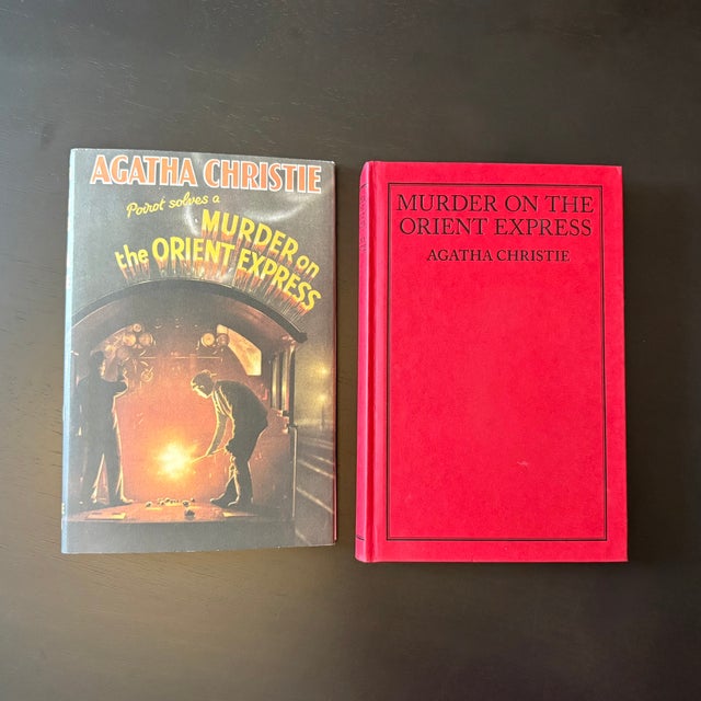 2010s Murder on the Orient Express Agatha Christie Poirot Facsimile Hardcover Book For Sale - Image 5 of 17