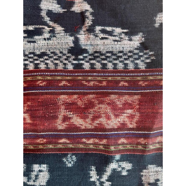 1950s Vintage Indonesian Ikat Tapestry, 1950s For Sale - Image 5 of 16