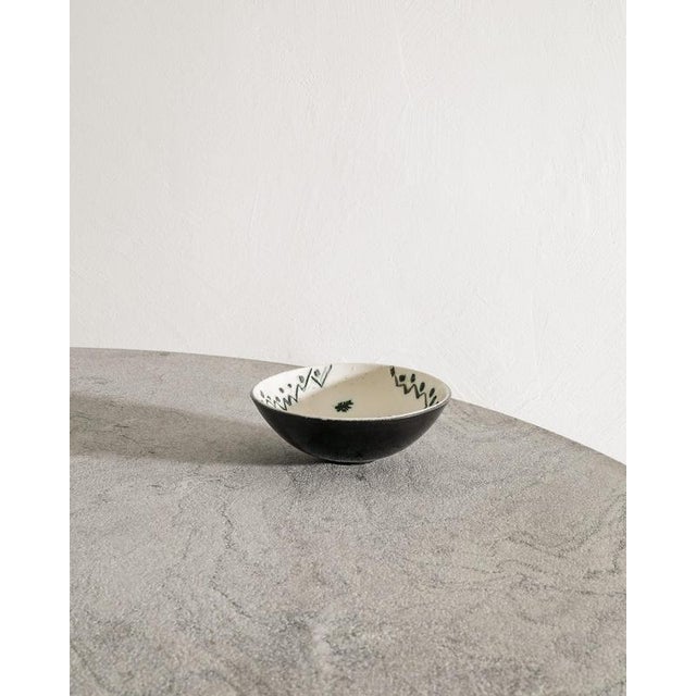 1950s Mid-Century French White Ceramic Bowl by Pablo Picasso for Madoura, 1950s For Sale - Image 5 of 5