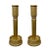 Traditional Pair of Folk Art Candlesticks For Sale - Image 3 of 9