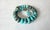 Modern Hubei Turquoise Beaded Necklace With Sterling Silver Turquoise Clasp, 18.5" For Sale - Image 3 of 11