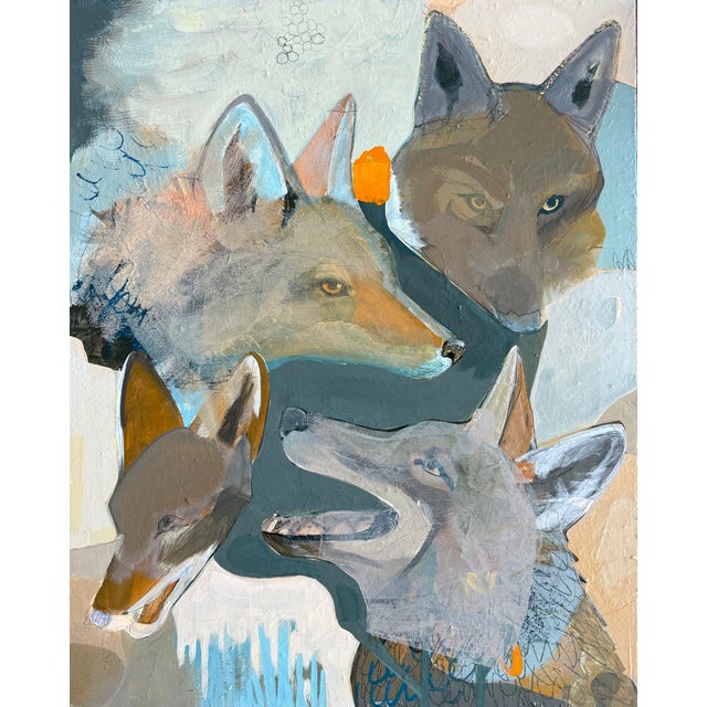 "Coyote Country" a Painting by LWren Walraven For Sale