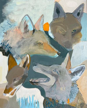 "Coyote Country" a Painting by LWren Walraven