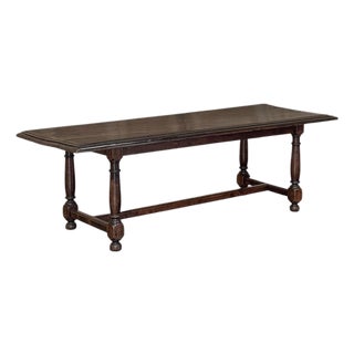 18th Century Rustic Country French Walnut Coffee Table For Sale