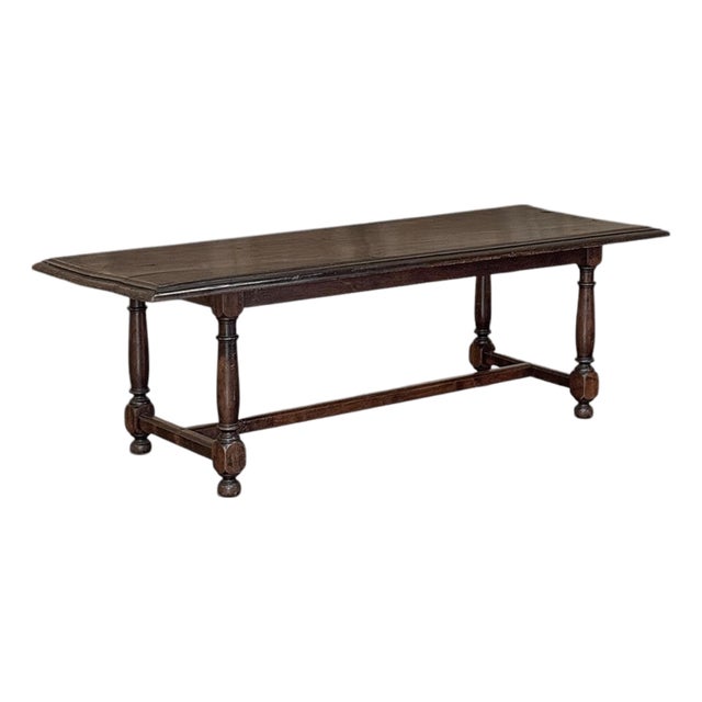 18th Century Rustic Country French Walnut Coffee Table For Sale