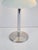 1940s Bauhaus Mushroom Table Lamp in Chrome, Steel, and Opaline Glass, 1940 For Sale - Image 5 of 8