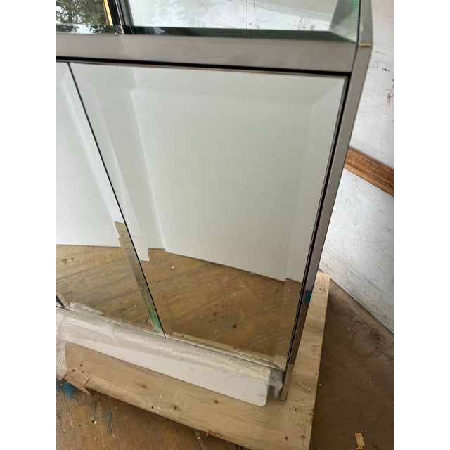 2020s Mirrored Mode Accent Chest Cabinet by Baker Furniture For Sale - Image 5 of 12