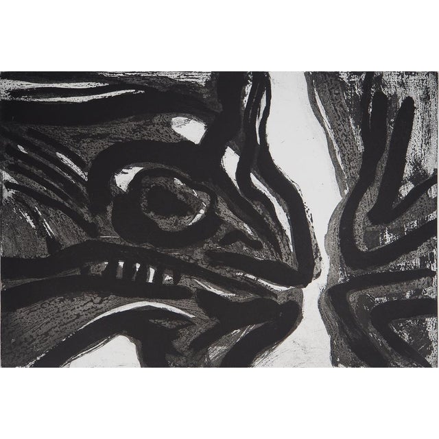 Modern Bengt Lindstrom, Reptilian Character, Original Engraving For Sale - Image 3 of 5