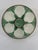 1930s French Longchamp Green and White Majolica Oyster Plate For Sale - Image 12 of 14