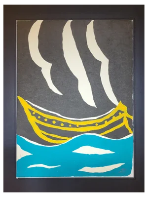 Fernand Dubuis, Le Cantique du Soleil IX, 1970, Lithograph