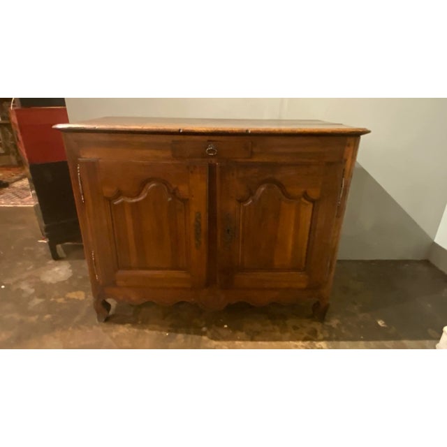 Brown 18th Century French Walnut Buffet For Sale - Image 8 of 8