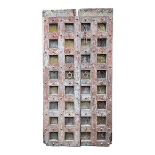 Antique Indian Wood Door For Sale