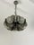 1970s Italian Steel and Glass Pendant Light, 1970s For Sale - Image 5 of 9