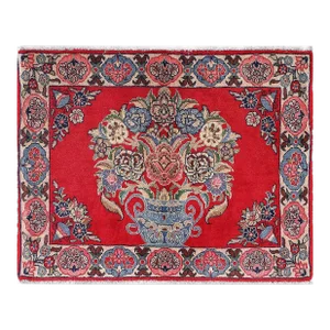 Fine Hand Knotted Persian Vintage Sarouk Rug