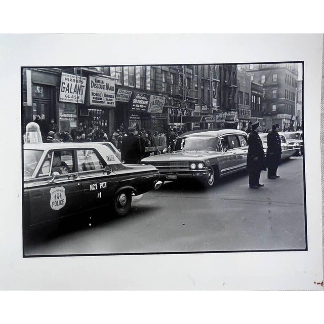 1960s Fred McDarrah, Malcolm X Funeral Vintage silver gelatin gelatin photograph, 1965 For Sale - Image 5 of 5