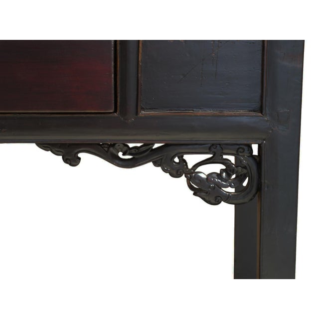 19th Century 104" Long 5 Drawer Console Table For Sale - Image 9 of 11