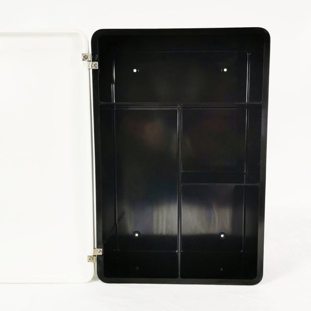 Black Bakelite Wall Cabinet, Italy, 1970s For Sale - Image 8 of 9