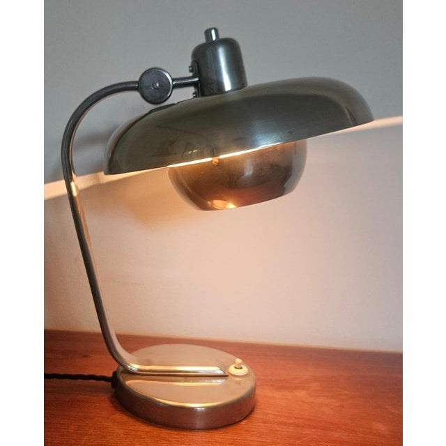 Functionalism Art Deco Bauhaus Chrome Table Lamp by Franta Anyz, 1930s For Sale - Image 13 of 18
