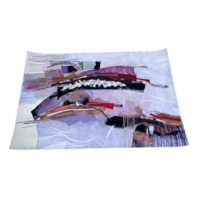 Hand-Made Wool Tapestry from Smadar Livne, 1990s For Sale